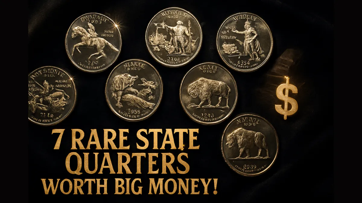 7 Most Rare State Quarter Coins Worth Money