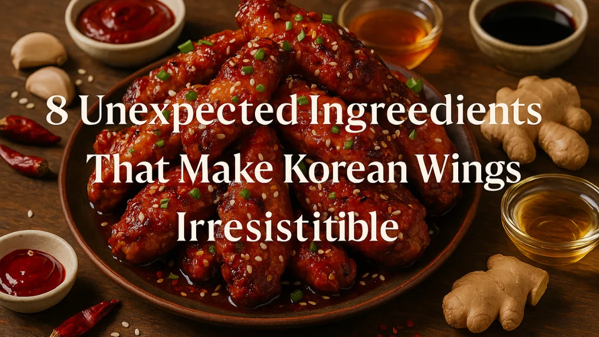 8 Unexpected Ingredients That Make Korean Wings Irresistible