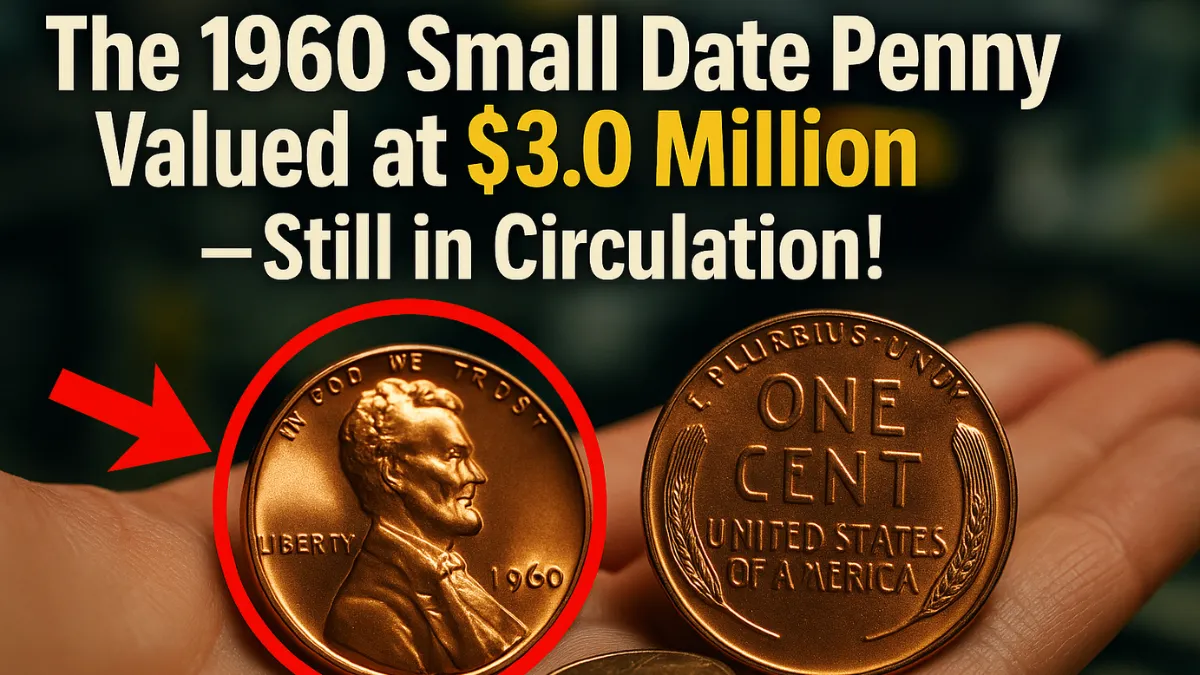 The 1960 Small Date Penny Valued At $3.0 Million, Still In Circulation