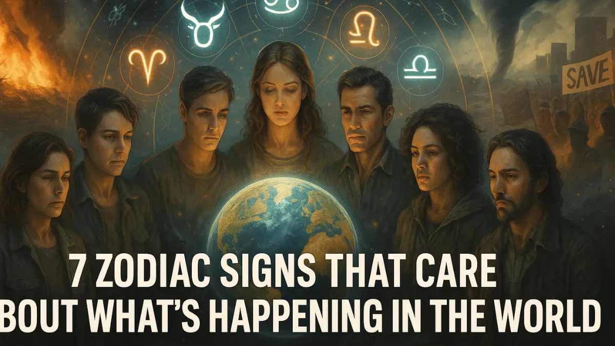 7 Zodiac Signs That Care About What’s Happening In The World
