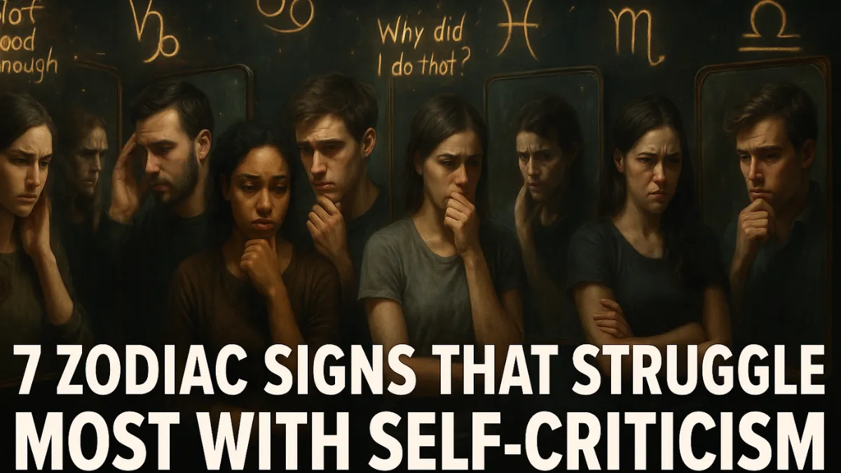 7 Zodiac Signs Struggle Most With Self-criticism
