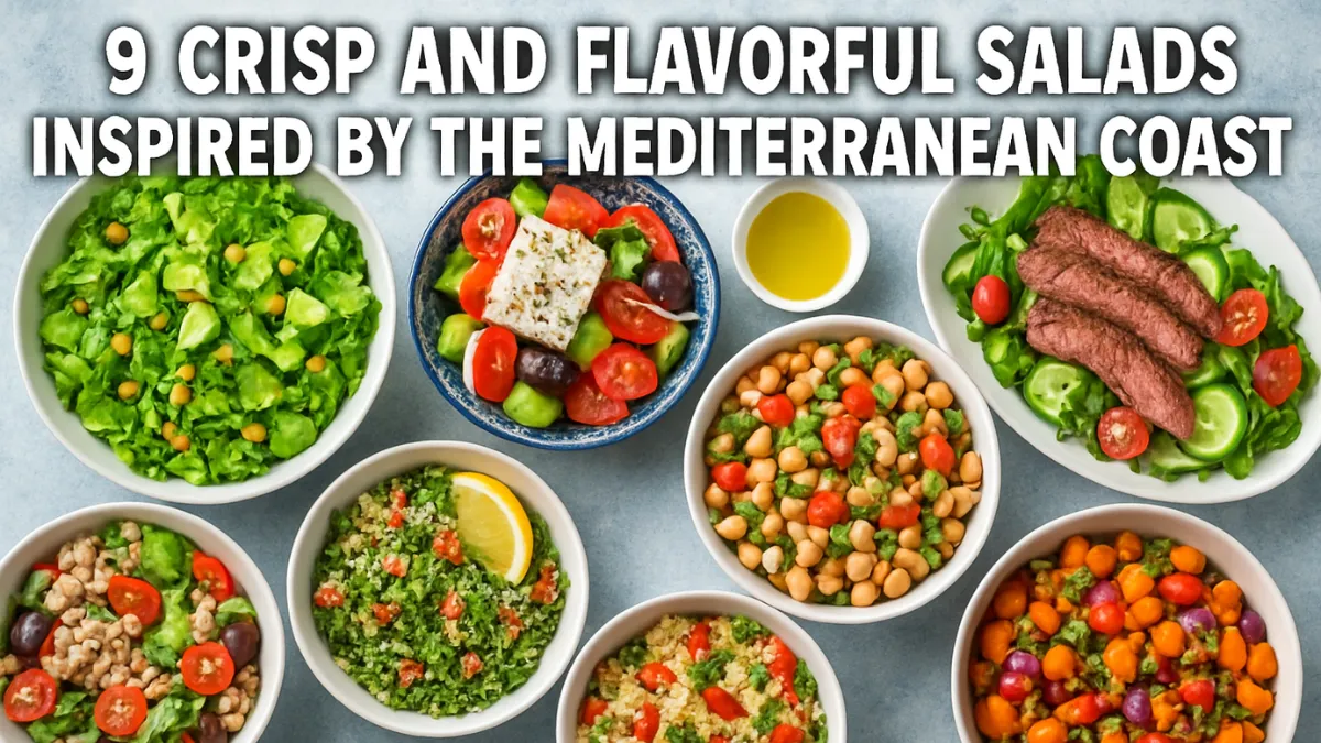 9 Crisp And Flavorful Salads Inspired By The Mediterranean Coast