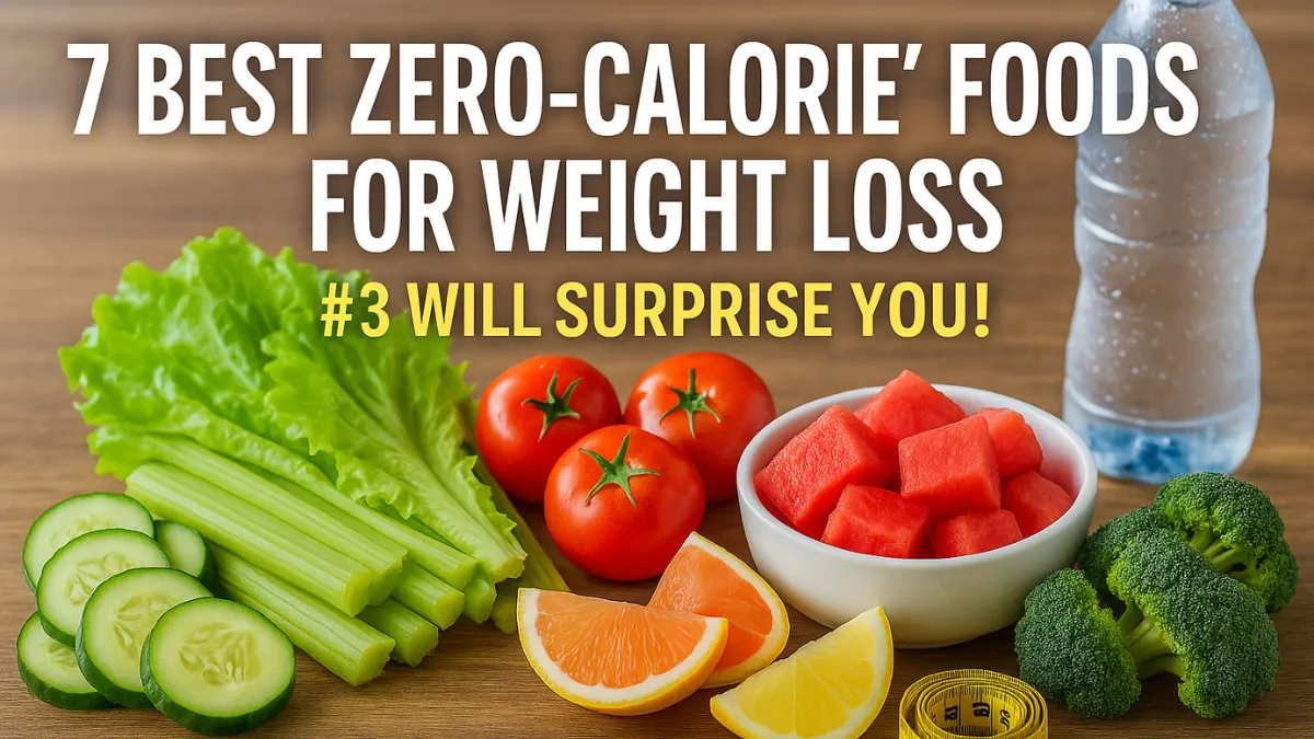 7 Best ‘zero-calorie’ Foods For Weight Loss