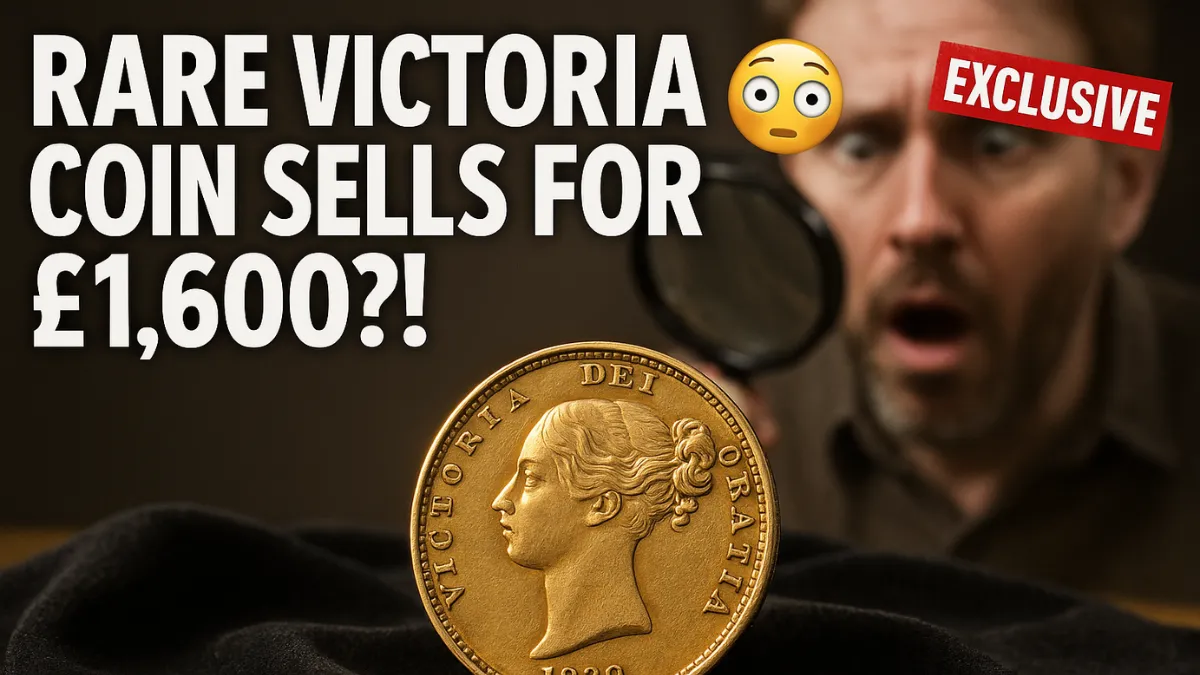 Rare' young Queen Victoria coin sells for £1,600
